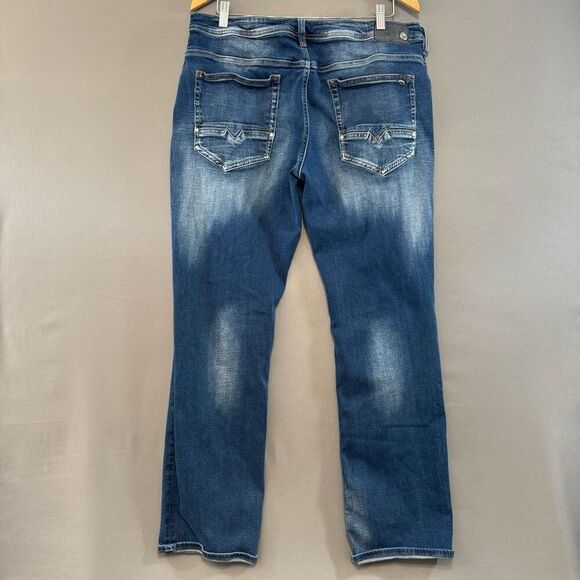 Buffalo David Bitton Men’s Ash-X Slim Stretch Jeans Size 38x32 Stretch Denim - Picture 4 of 10